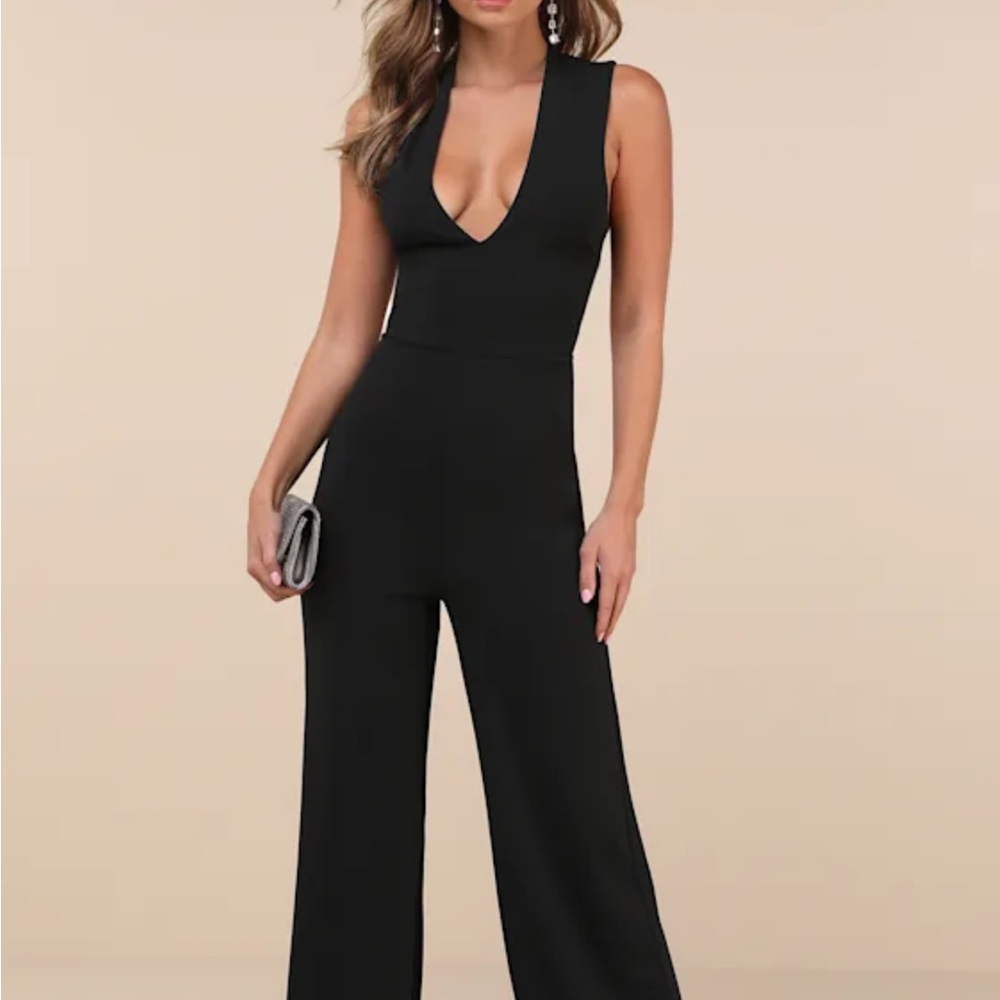 Lulus Elegant Black Jumpsuit
